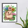 >SALE<5D DIY Partial Special Shaped Drill Diamond Painting Hedgehogs Kit Decor 30x40cm
