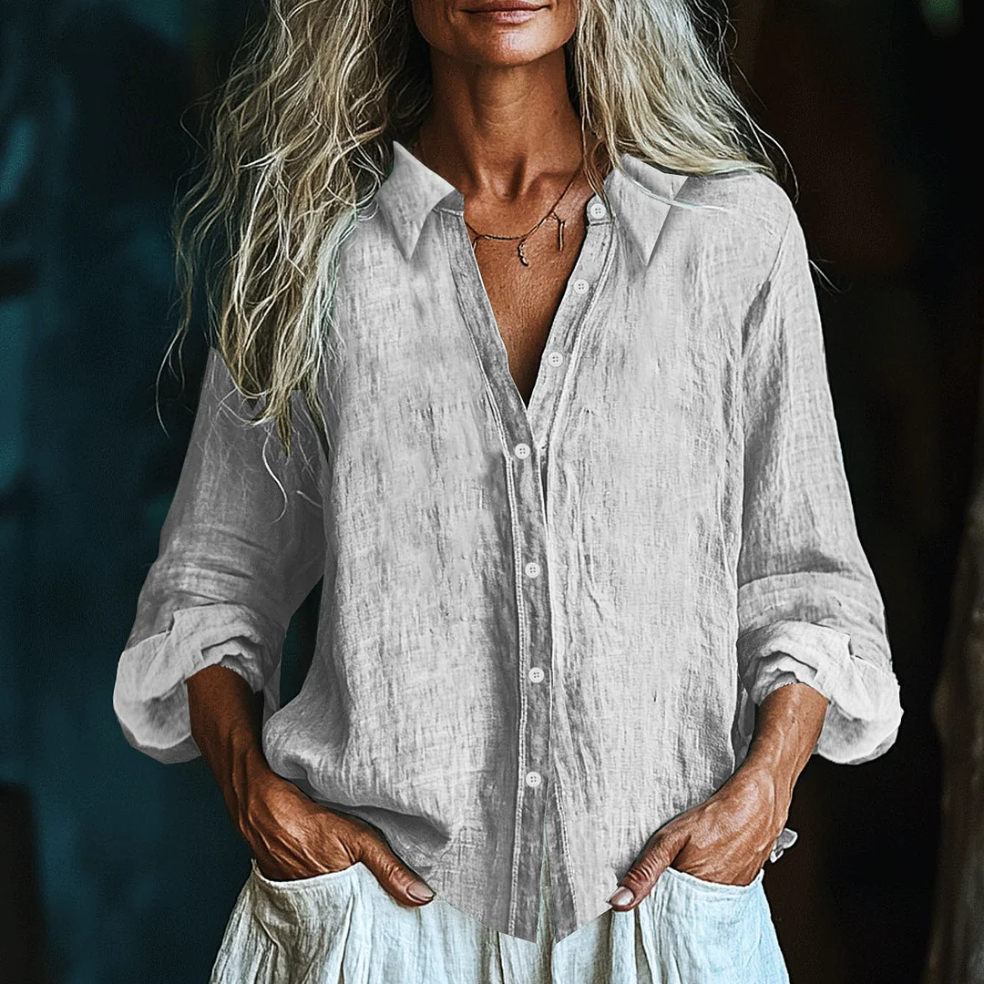 Athvotar Athvotar Years Of Shein Casual Cotton Leprosy Shirt New Explosion