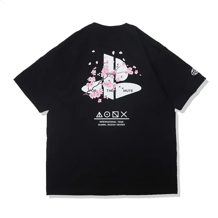 Pure Cotton PS5 Aesthetic T-shirt  weebmemes