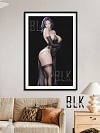 Black Gown Kim Mi-Jung Decorative Painting - A Wonderful New World - BLK Studio