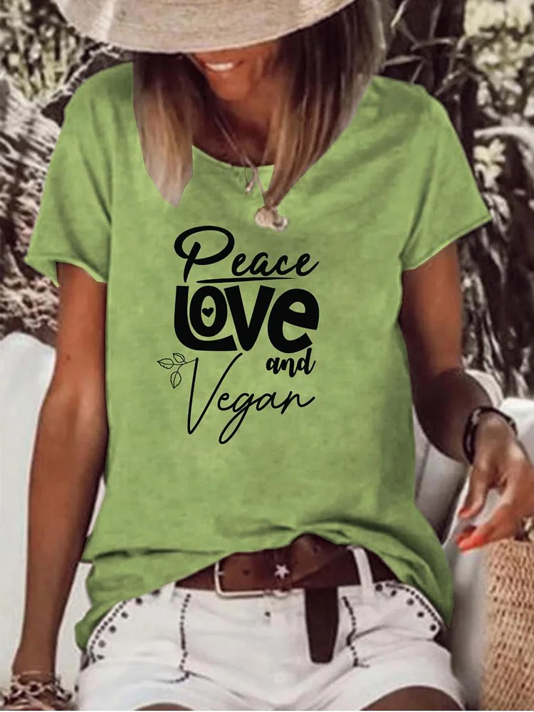 vegetarian diet Raw Hem Tee