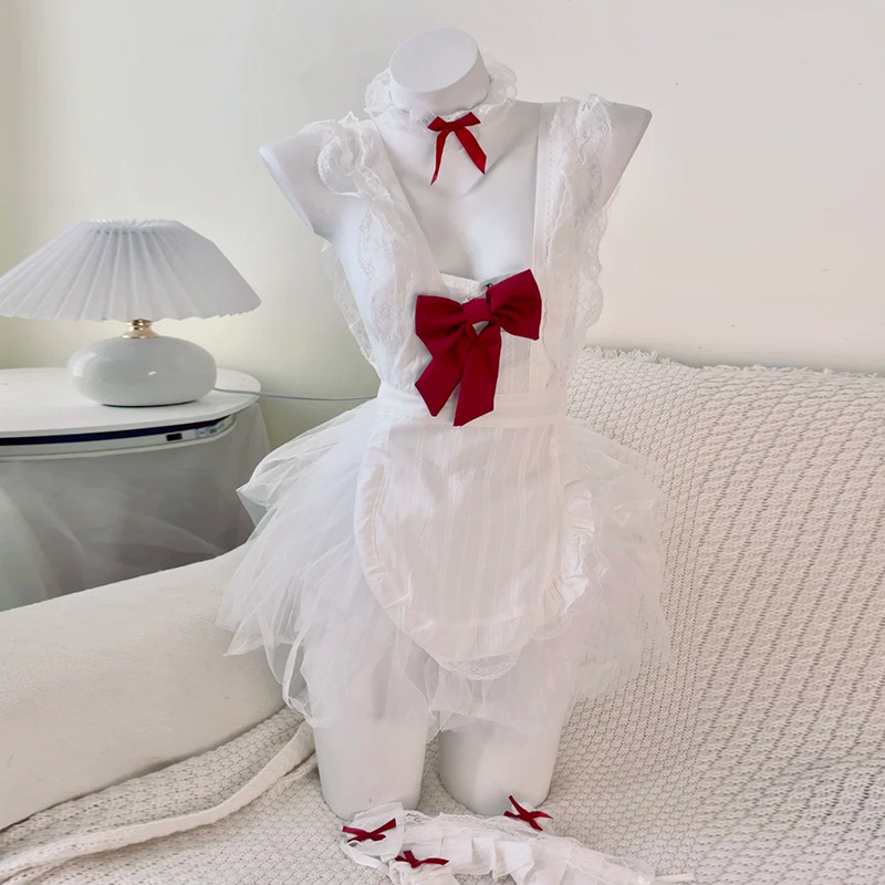 Lovingerie - Sweetheart Maid Cosplay Uniform Bow Set