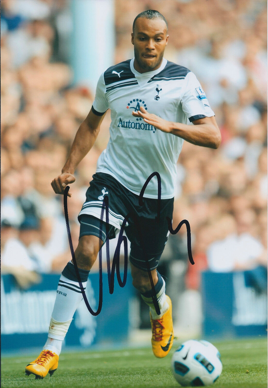 Younes KABOUL Signed 12x8 Photo Poster painting AFTAL COA Autograph Tottenham Hotspurs Authentic