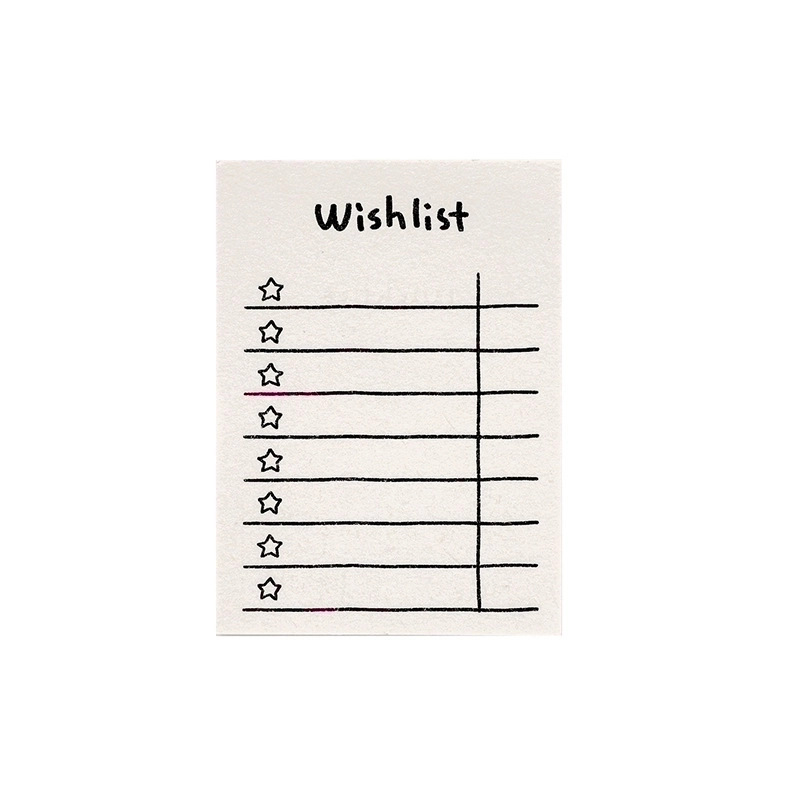 Simple Line Notebook Vocabulary Book Portable Plan 50 Pieces 8 Models