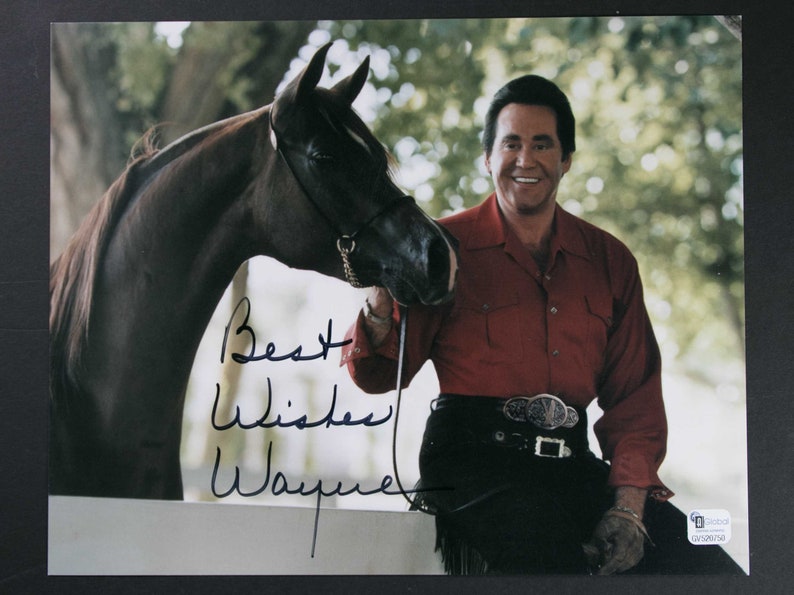 Wayne Newton Signed Autographed Glossy 8x10 Photo Poster painting - COA Matching Holograms