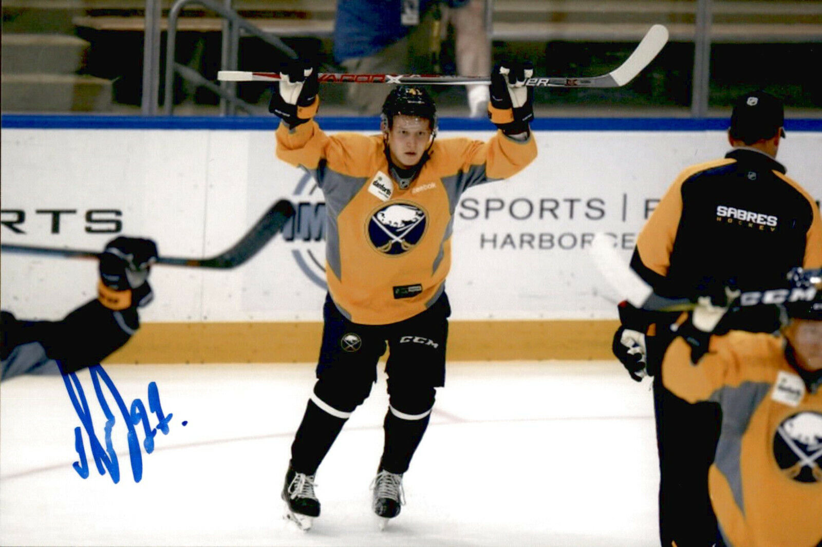 Vasily Vasili Glotov SIGNED 4x6 Photo Poster painting BUFFALO SABRES