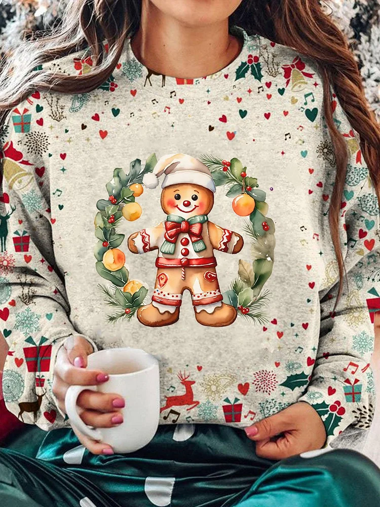 Women's Merry Christmas Print Sweatshirt