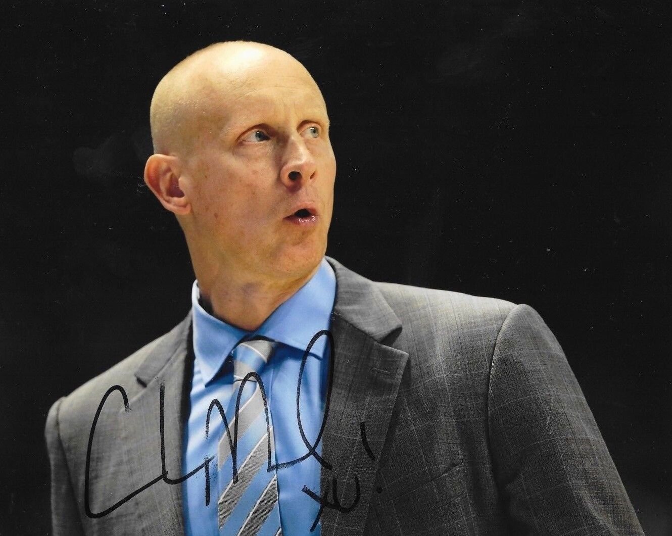 Chris Mack signed Xavier Musketeers 8x10 Photo Poster painting autographed