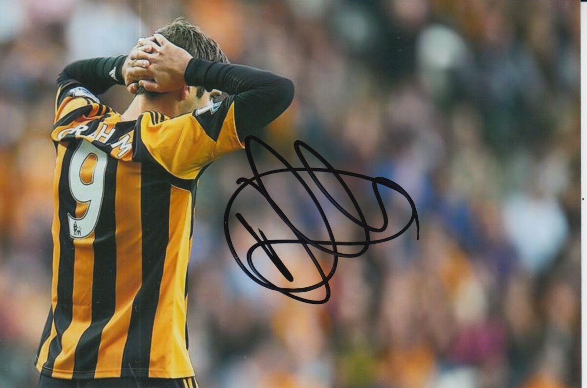 HULL CITY HAND SIGNED DANNY GRAHAM 6X4 Photo Poster painting 1.