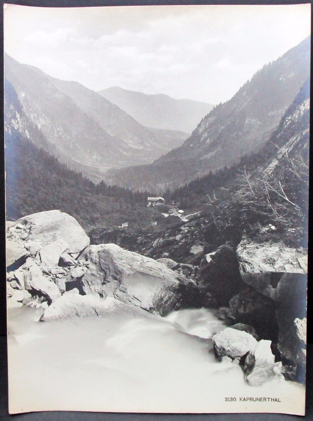 Albumen Photo Poster painting ?sterreich Kapruner Tal 1902 - Würthle Salzburg Gro?foto (I-6521+