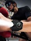 LED Wristwatch Flashlight Rechargeable Torch Light Watch for Outdoor Running