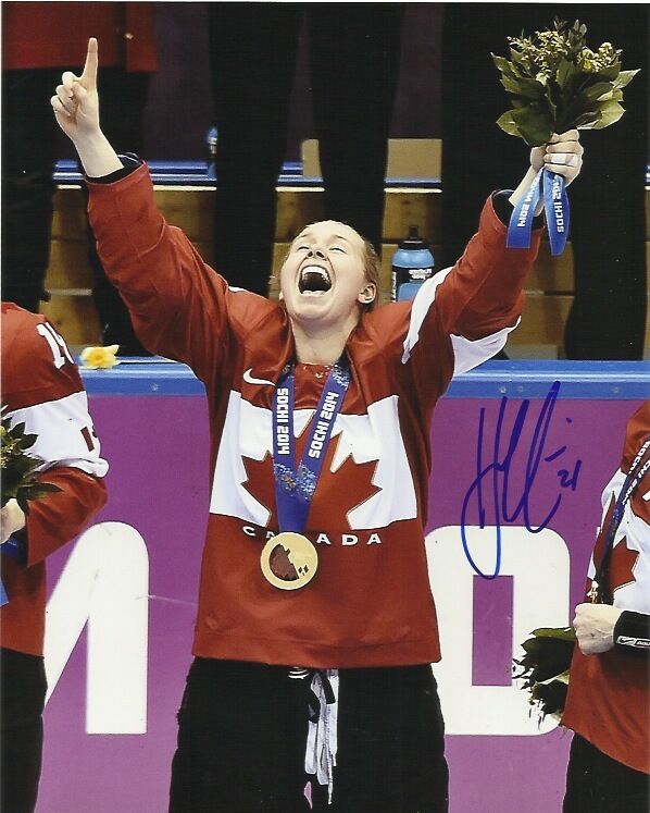 Team Canada Haley Irwin Autographed Signed 8x10 Photo Poster painting COA B