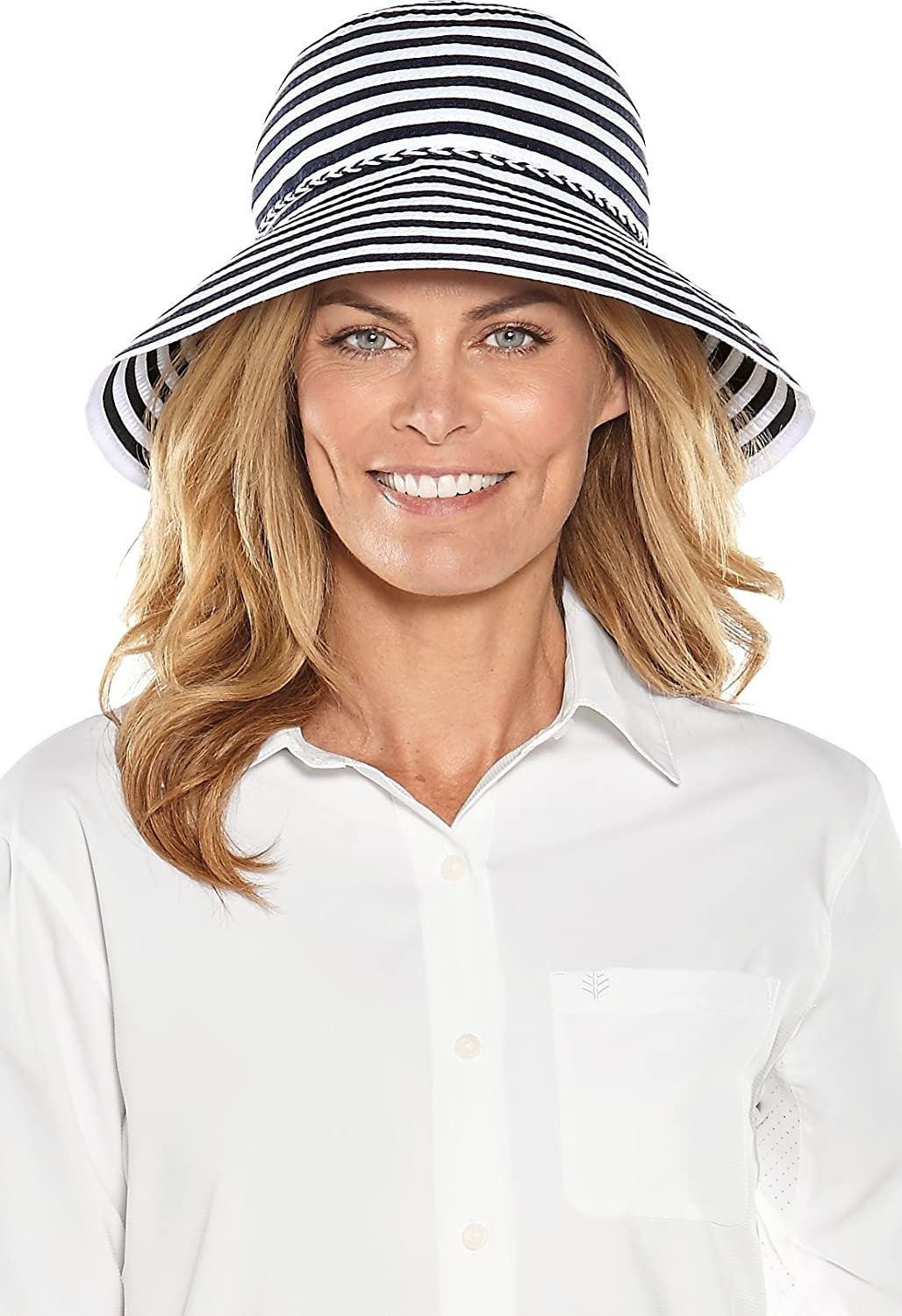 UPF 50+ Women's Audrey Ribbon Bucket Hat - Sun Protective