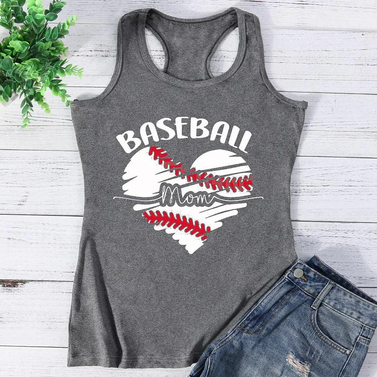Baseball Mom Vest Top-Annaletters