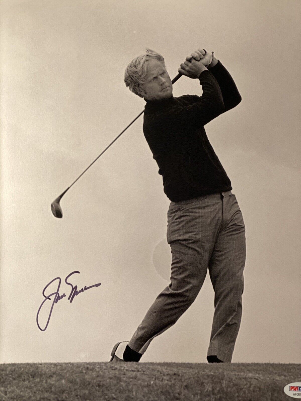 Jack nicklaus Autographed 11x14 Photo Poster painting PSA DNA Full Letter