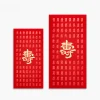6PCS Chinese Elders Birthday Blessings Red Packet Envelope