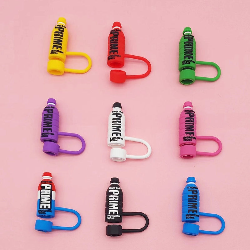 Cute Beverage Bottle PVC Straw Decorative Cap 1 Piece