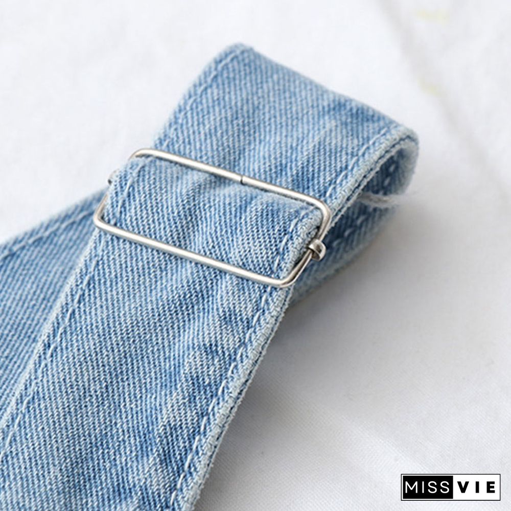 Love Heart Pocket Denim Overall