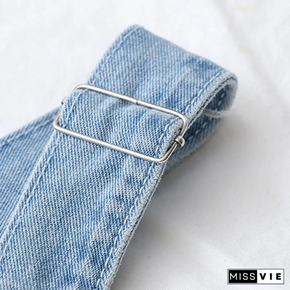 Love Heart Pocket Denim Overall