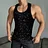 Men's Sequin Sleeveless Tank Top Lixishop 