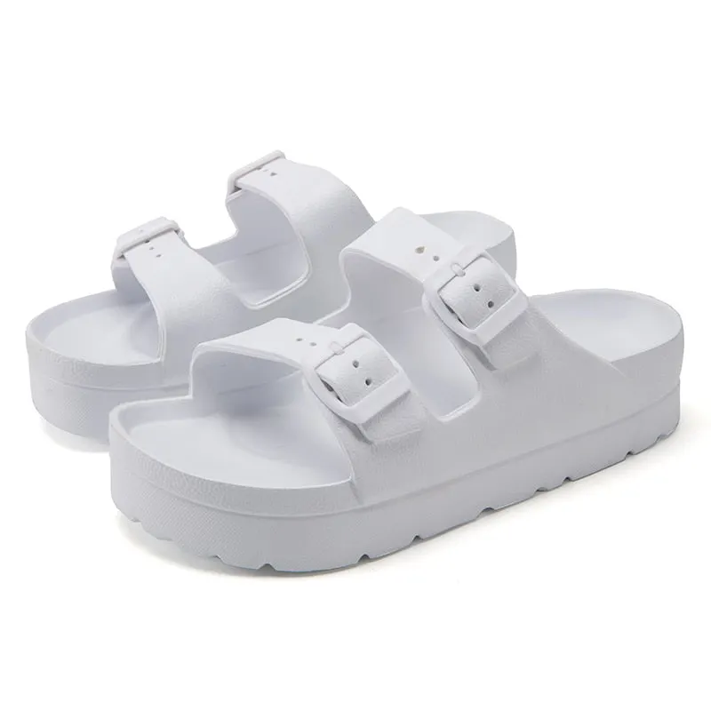 Summer Platform Slippers Women Shoes EVA Home House Slippers Casual Shoe Woman Pink White Red Beach Sandals Slides flip flops