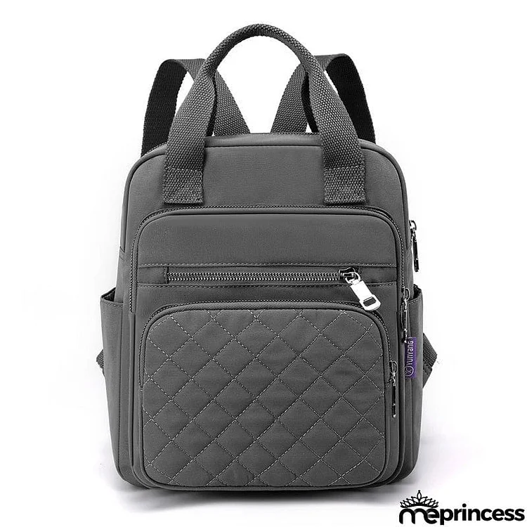 Women's Casual Zipper Travel Small Backpack