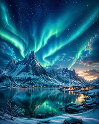 Light of the Far North - Diamond Painting