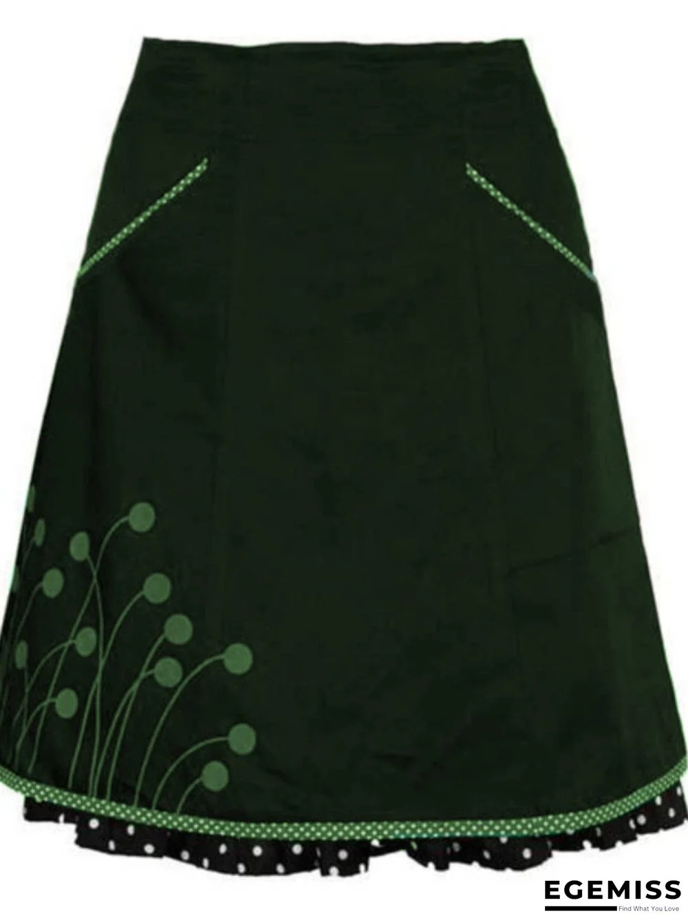Cotton-Blend Casual Skirt | EGEMISS