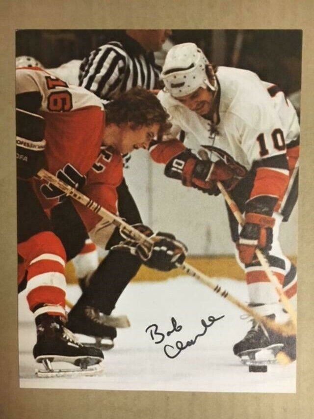 Bobby Clarke Phila. Flyers Boldly Signed 8 1/2 x 6 1/2 Magazine Photo Poster painting with COA