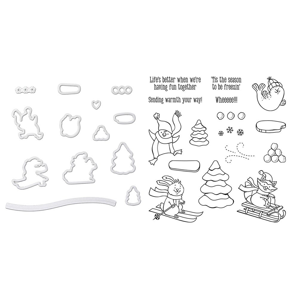 

Christmas Series (Cutting Die+Seal) - Paper Craft Cutting Dies, 501 Original