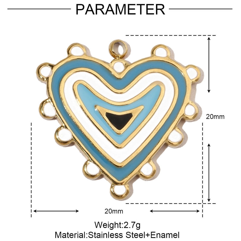 3 PCS/Package 13 * 20mm 14*27mm 28*39mm Titanium Steel Rhinestones Santa Claus Cherry Snowman Pendant Jewelry Accessories