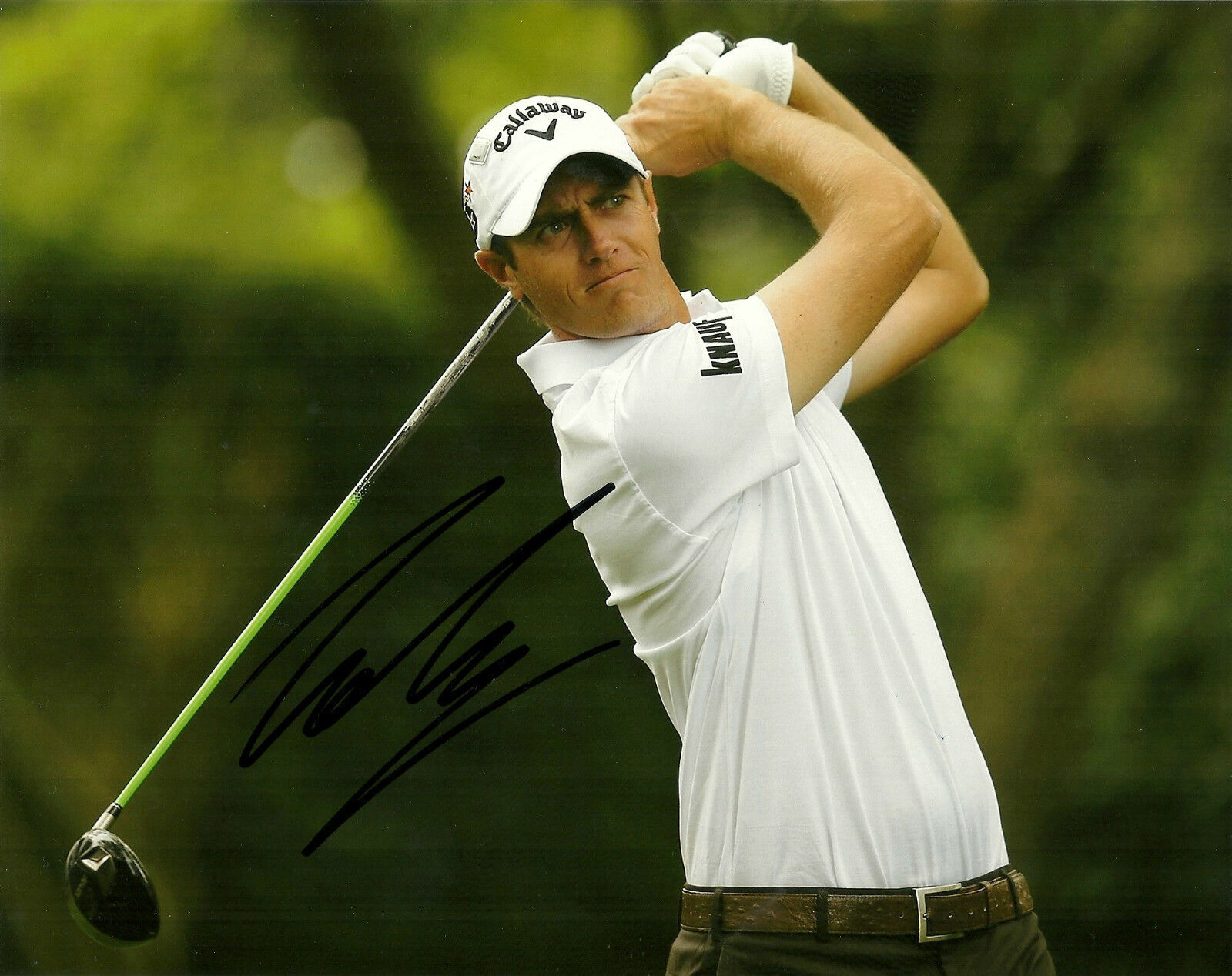 BELGIUM ~ RYDER CUP NICOLAS COLSAERTS HAND SIGNED GOLF 8X10 Photo Poster painting W/COA