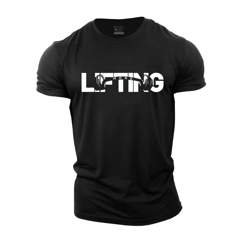 Cotton Lifting Graphic T-shirts tacday