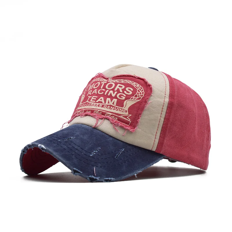Men & Women Baseball Cap/moto spirit embroidery Outdoor Fitted Hat