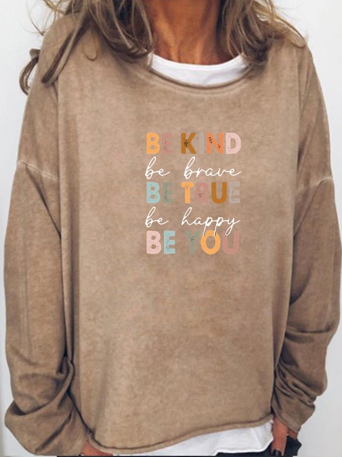 Long Sleeve Crew Neck Be Kind Sweatshirt