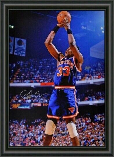 Patrick Ewing Knicks BASKETBALL HOF Signed A4 Photo Poster painting POSTER - HIGH GLOSS PRINT