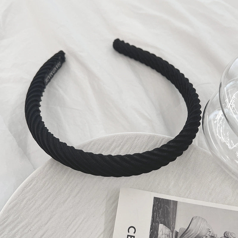Women’s IG Style Korean Style Solid Color Cloth Hair Band