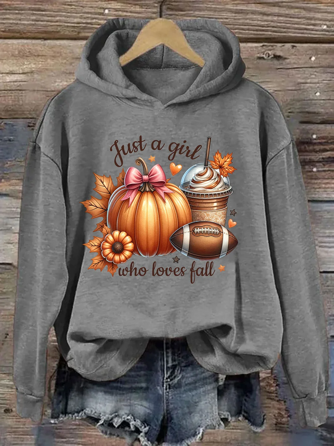 Just A Girl Who Loves Fall Hoodie