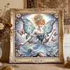 Blue Butterfly Pearl Fairy Special Shaped 5D DIY Partial Drill Diamond Painting Kits for Adults Beginners Home Decor Diamonds Dots Gem Art Kits Diamond Dots Paintings 11.81 X11.81inch