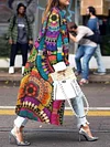 Loose Ethnic Printed Long Sleeves Coats