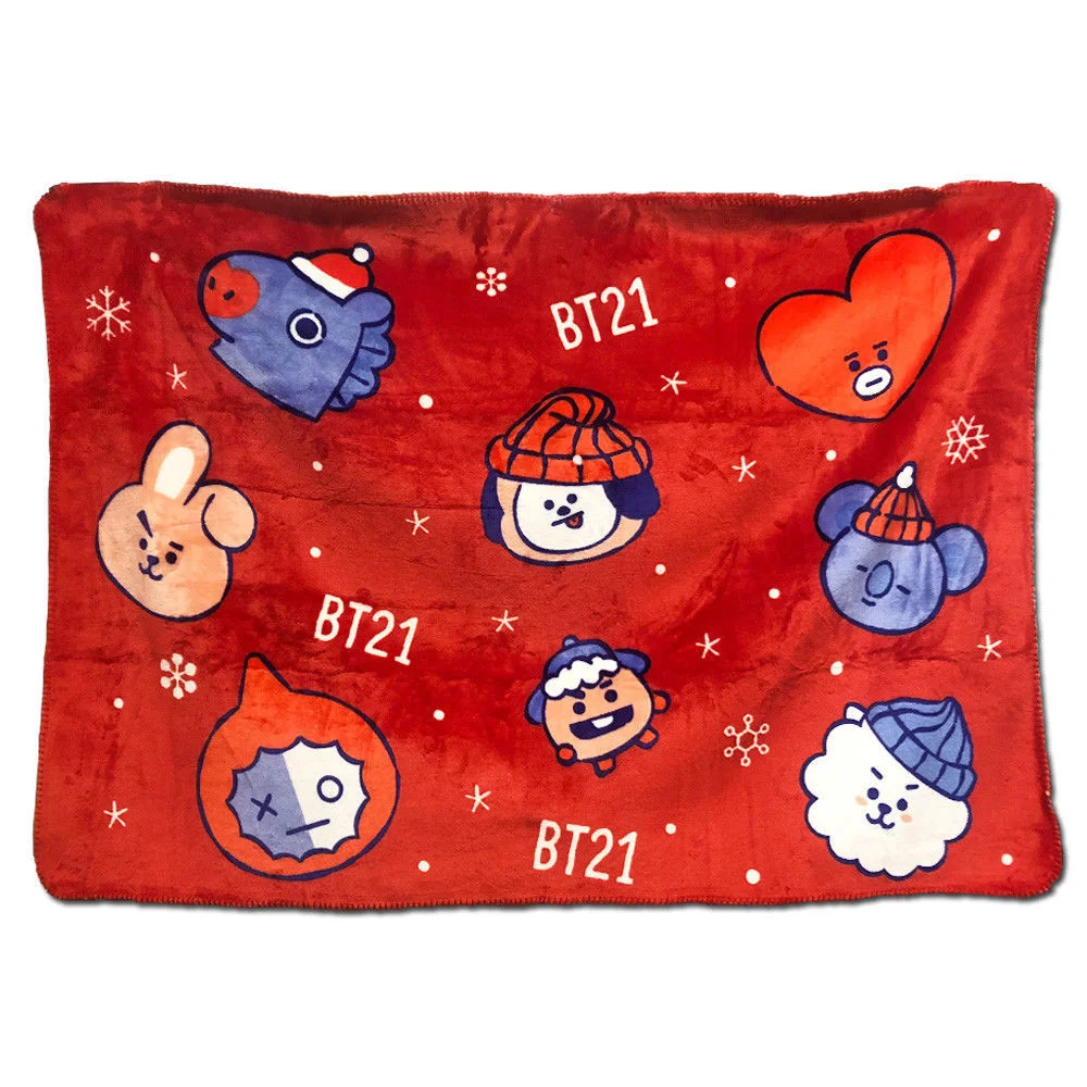 BT21 Warm Christmas Blanket
