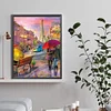 Diamond Painting-DIY Full Round Drill Romantic Paris Street