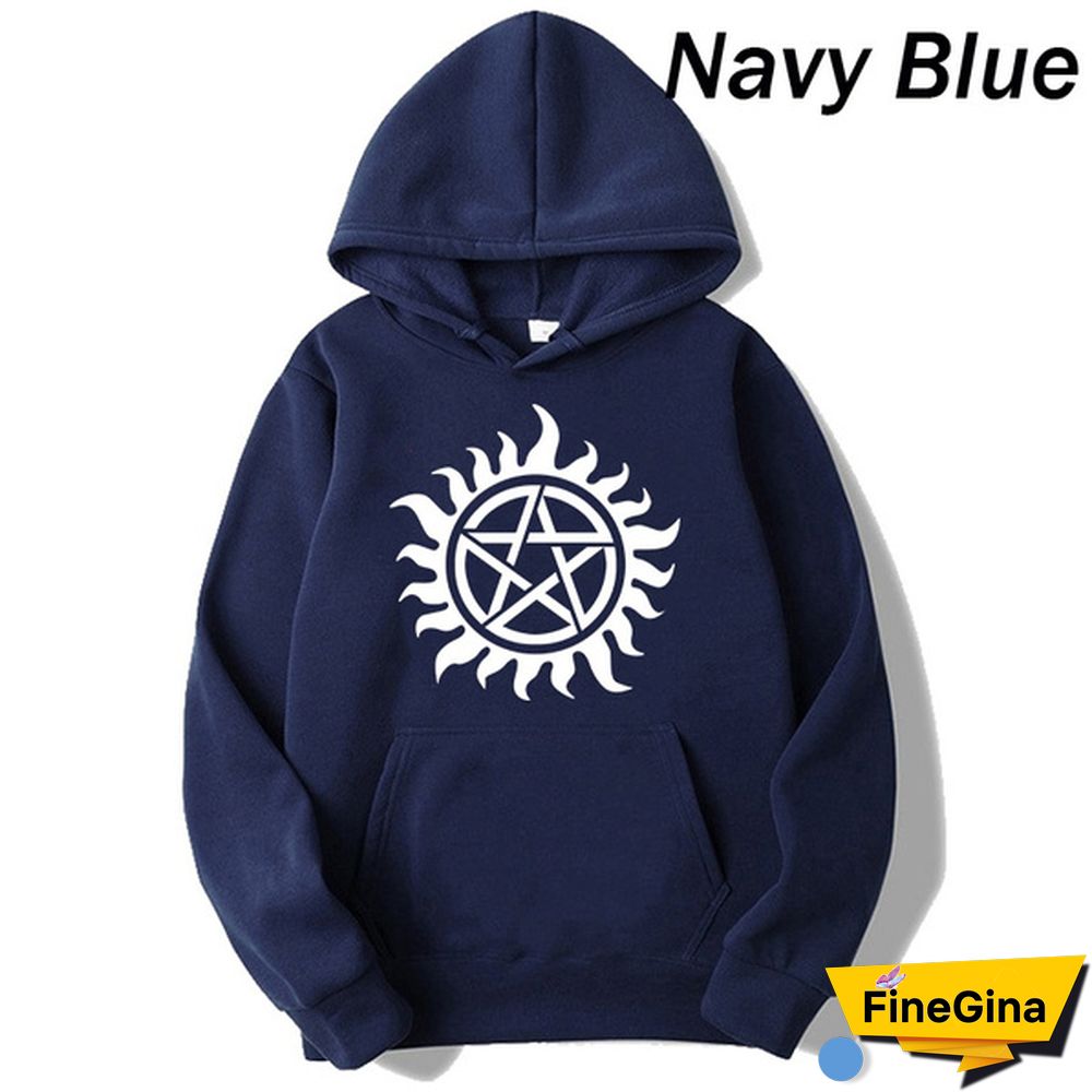 New Men/Women Autumn/Winter Printed Long Sleeve Solid Color Sweatshirt Hooded Pullover Plus Size