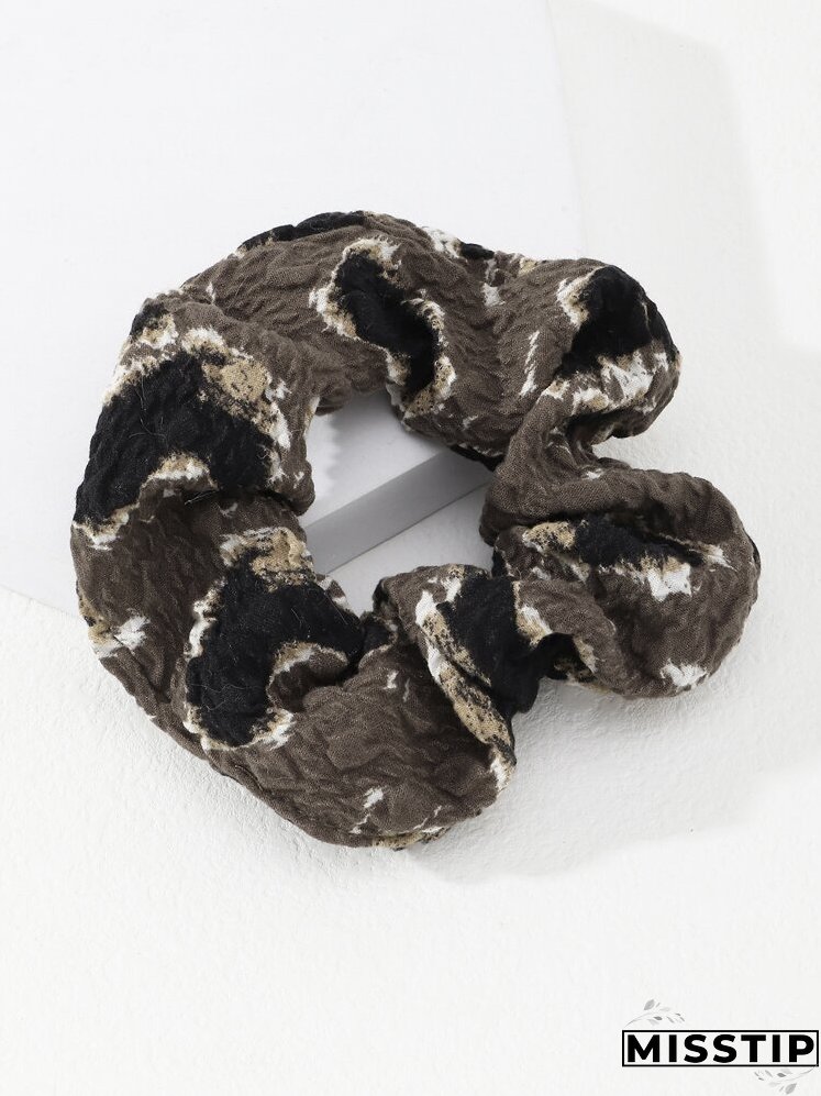 Color Block Scrunchie