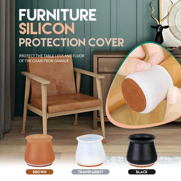 (NEW STYLE) Felt Table Chair Protective Cover (Promotion Discount Code Below)