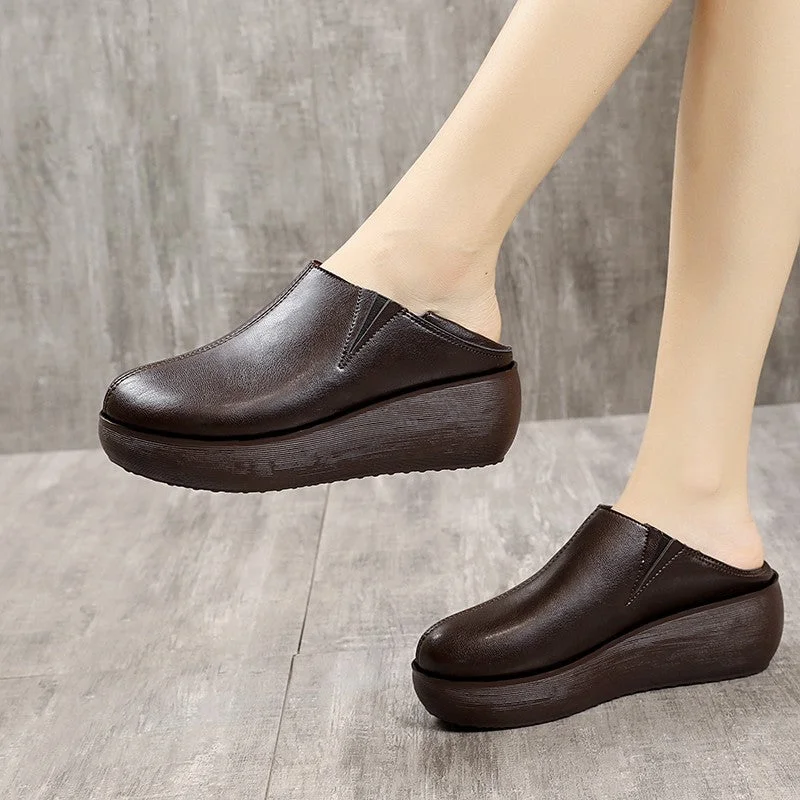 Chunky Sneakers Women 2022 New Solid Color Thick Bottom Lace Up Walking Women's Shoes Female Breathable Non Slip Platform Shoes