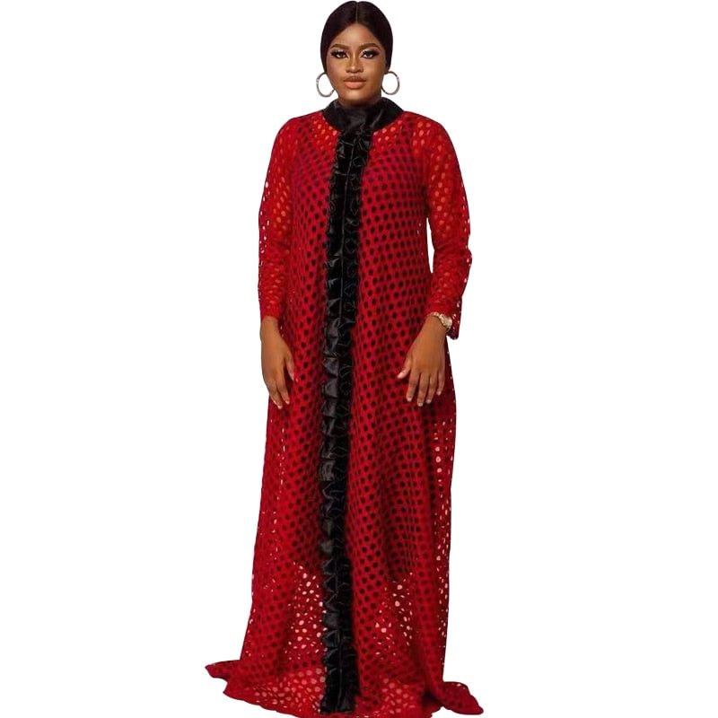 2 Piece Sets African Dresses For Women Dashiki African Clothing Robe Africaine Femme Slim Evening Long Dress Africa Clothes