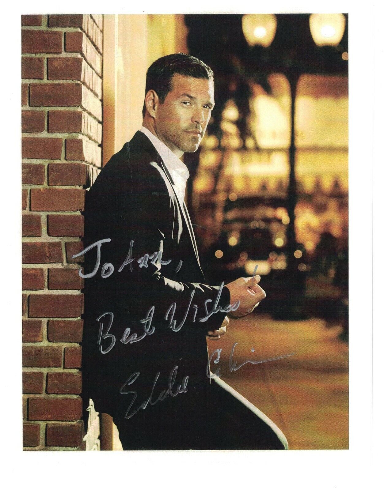 Eddie Cibrian Signed Autographed 8x10 Photo Poster painting Actor Third Watch CSI: Miami