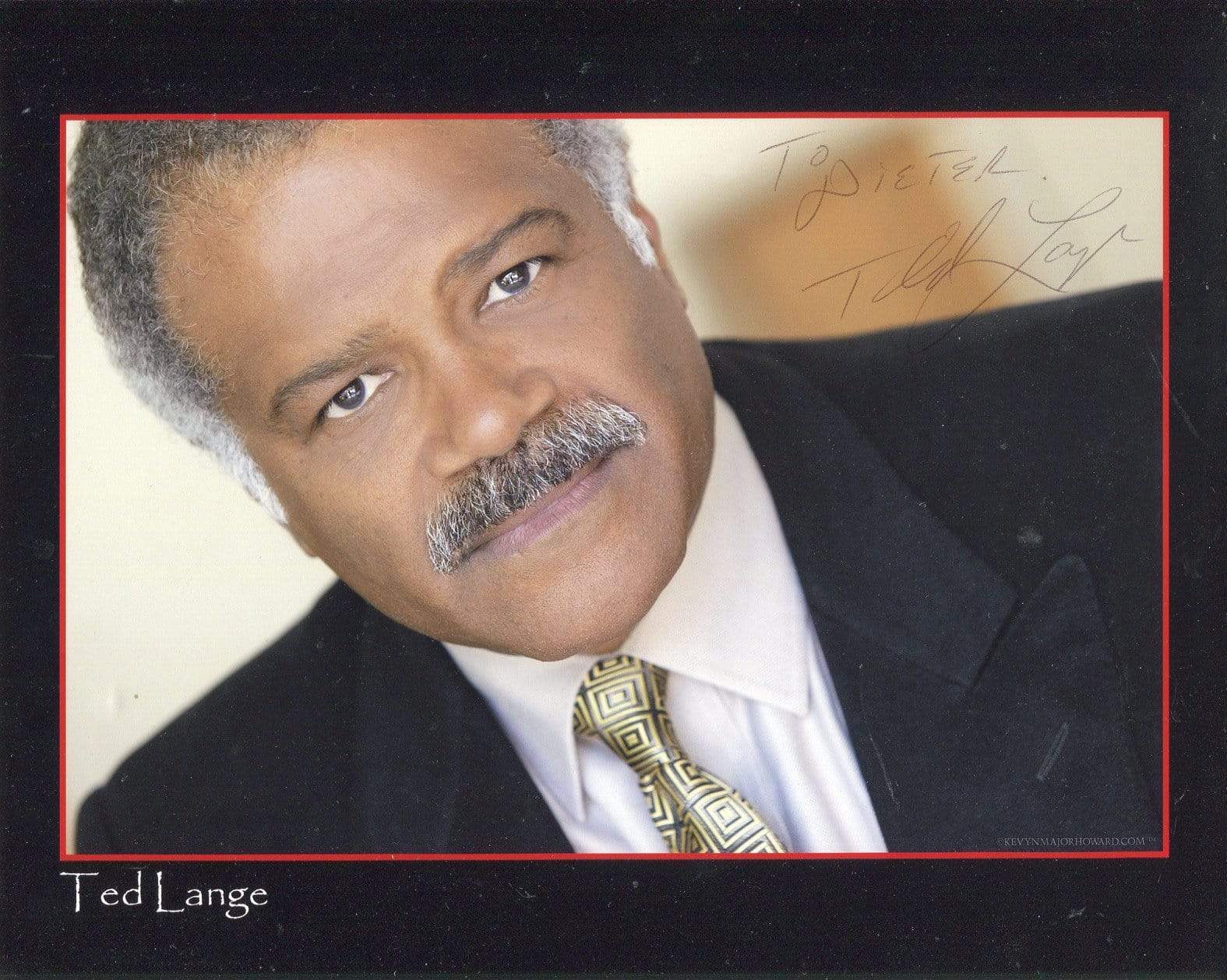 Ted Lange autograph, American actor and director, signed Photo Poster painting