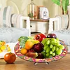 (US Local)Diamond Painting Wooden Serving Tray Decorative Diamond Painting Dining Plate(G)